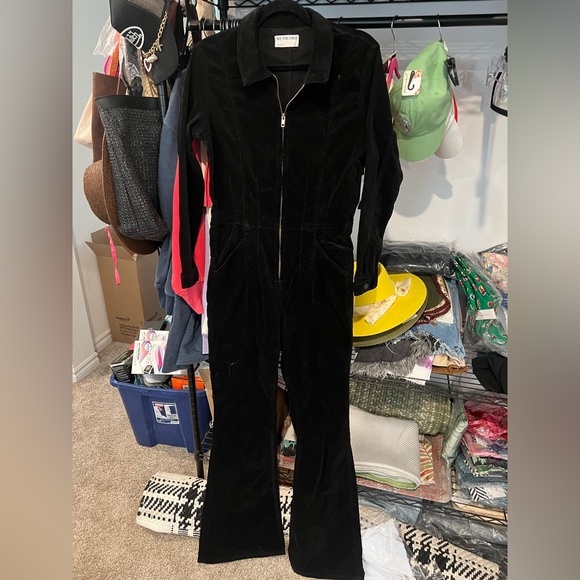 Free People Jayde Cord Flared Jumpsuit, LARGE NWT - Picture 3 of 6